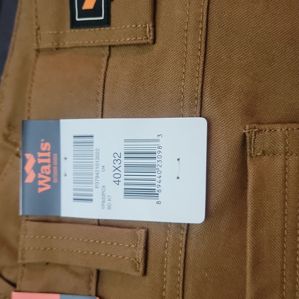 Walls Ditchdiger Pants - Brown 40/30, 42/30, Gray 40/32,42/30 And Rust 40/32 - Picture 3 of 4